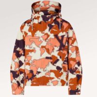 Louis Vuitton Men Cotton Hooded Blouson Regular Fit LV Mappamundi Signature Printed All Over (6)