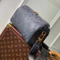 Louis Vuitton Unisex City Keepall Bag Dark Shadow Gray Calf Leather Cowhide (11)