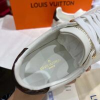 Louis Vuitton Unisex LV Time Out Sneaker White Monogram-Debossed Calf Leather (9)