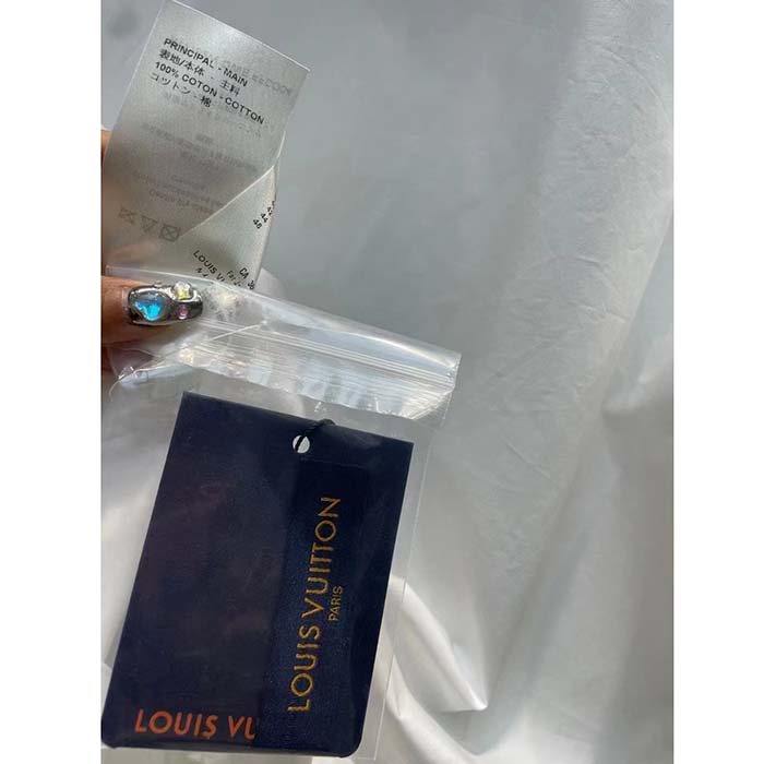 Louis Vuitton Women LV Fin Collar Shirt Cotton Optical White Regular Fit (6)