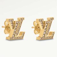 Louis Vuitton Women LV Iconic Pearls Earrings Metal Gold-Color Finish White Resin Pearls Enamel (2)