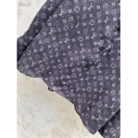 Louis Vuitton Women LV Monogram Cloud Shirt Silk Dark Grey Regular Fit (4)
