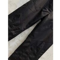 Louis Vuitton Women LV SKI Crinkled Nylon Flared Ski Pants Polyamide Black (7)