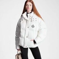 Louis Vuitton Women LV SKI Glossy Nylon Puffer Jacket Polyamide White (6)