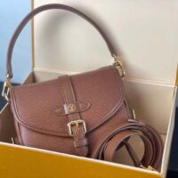 Louis Vuitton Women LV Saumur BB Cognac Brown Epi Grained Cowhide Leather (10)