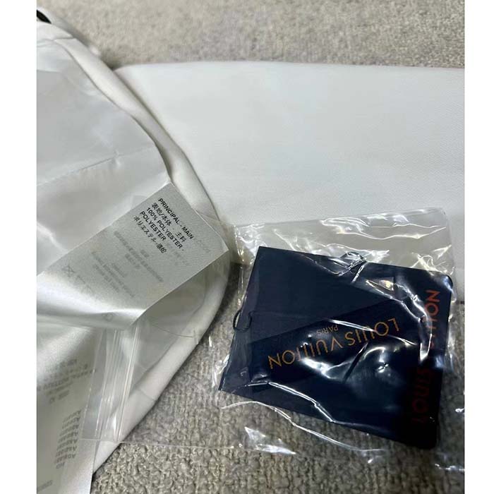 Louis Vuitton Women LV Wetsuit Pull Mikado Jacket Wool Silk White Regular Fit (12)