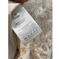 Dior Women CD Fitted Jacket White Technical Jacquard Gold-Tone Allover Butterfly Motif (1)