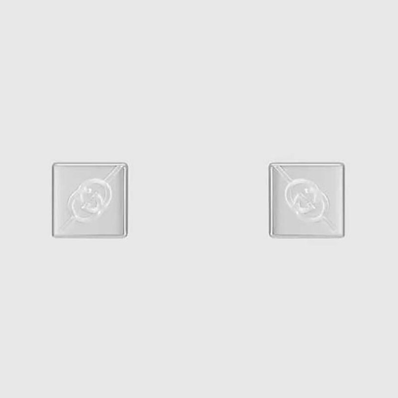 Gucci Women Diagonal Interlocking G Earrings
