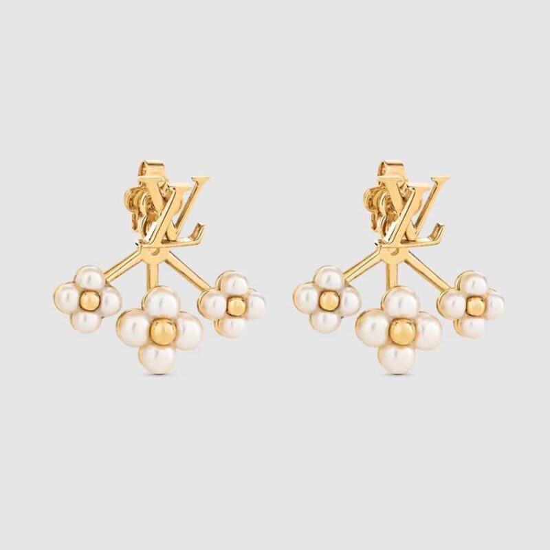 Louis Vuitton Men LV Floragram Earrings