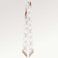 Louis Vuitton Women LV Ultimate Monogram Bandeau Beige Silk Inkjet Print M77777