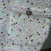 Chanel Women Dress Glittered Tweed & Guipure P76993K11081NV215