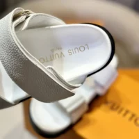Louis Vuitton LV Unisex LV Sunset Flat Comfort Sandal-White 1AD1LB