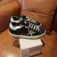 GGDB Unisex Hi Star with Metallic Silver Leather Star and Heel Tab