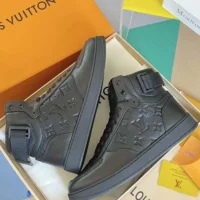 Louis Vuitton LV Men Rivoli Sneaker Boot-Black 1A8K1T