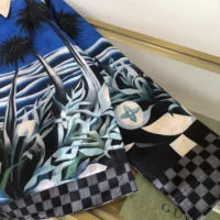 Louis Vuitton Men Printed Technical Cotton Sweatshirt 1AFR72