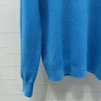 Dior Men Christian Dior Couture Sweater Blue Wool Blend