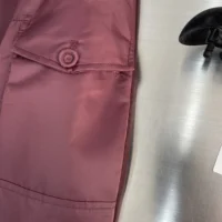 Dior Women Christian Dior Couture Bomber Jacket Burgundy Technical Fabric