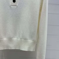 Dior Women DiorAlps Sweater White Wool and Cashmere Knit