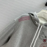 Louis Vuitton Women Travel Stamp Cropped Hoodie 1AGDAG