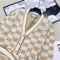 Gucci Women GG Wool Boucle Jacquard Cardigan ‎770060XKCNA9273