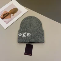 Louis Vuitton Unisex LV Headline Beanie-Grey M94833