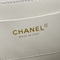Chanel Women Small Tote Lambskin-Light Grey AS5036