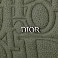 Dior Men Weekender 40 Khaki Dior Gravity Leather and Khaki Grained Calfskin
