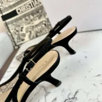 Dior Women Capture Slingback Pump Transparent Mesh with Silver-Tone Strass Cannage Motif