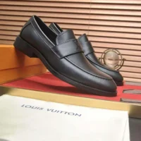 Louis Vuitton LV Men Earl Loafer Calf Leather-Black