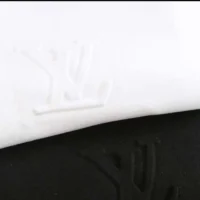 Louis Vuitton Men Embossed LV T-Shirt-White 1AA5E0