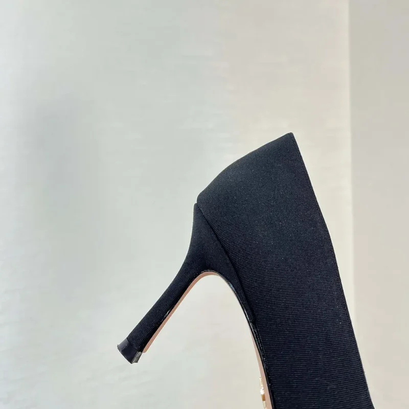 Dior Women Adiorable Pump Black Fringed Grosgrain