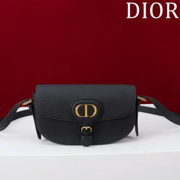Dior Women Bobby East-West Bag Black Grained Calfskin M9335USKU