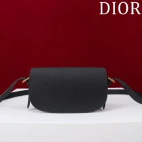 Dior Women Bobby East-West Bag Black Grained Calfskin M9335USKU