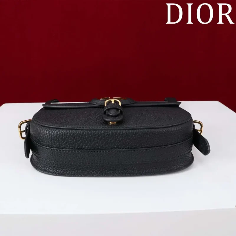 Dior Women Bobby East-West Bag Black Grained Calfskin M9335USKU