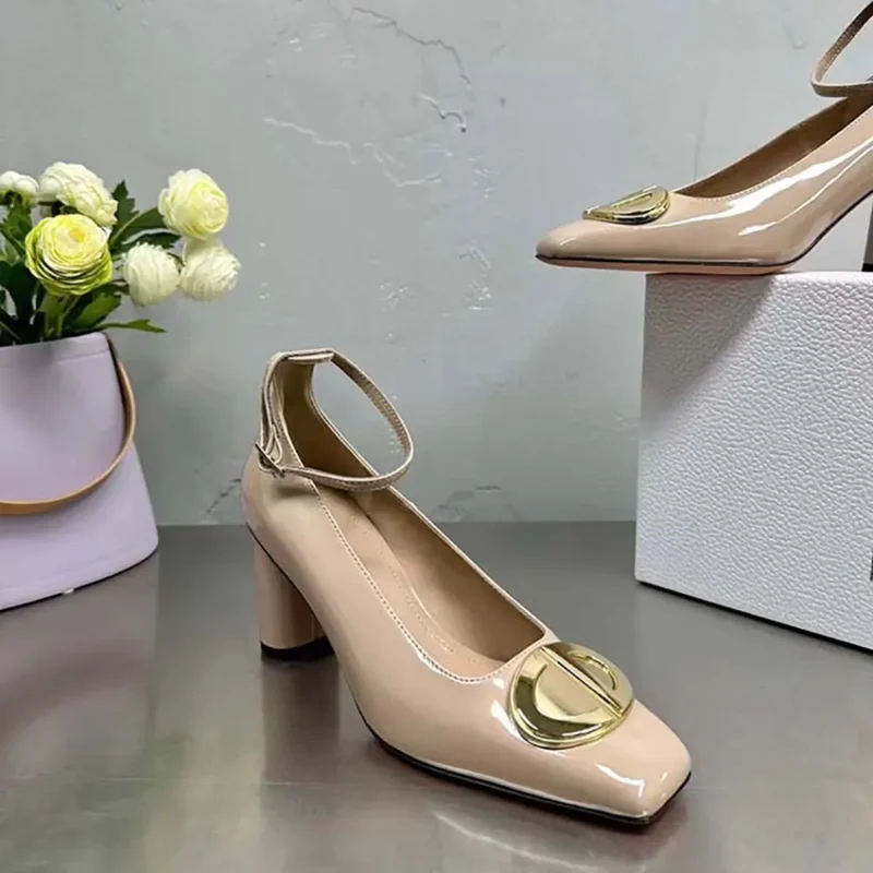 Dior Women CD Forever Dior Pump Nude Patent Calfskin