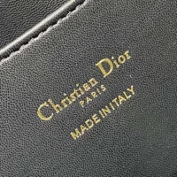 Dior Women Walk in Dior Purse Black Macrocannage Calfskin M4511UBOL