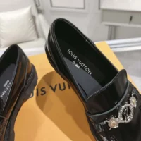 Louis Vuitton LV Women District Flat Loafer-Black 1AGXI3