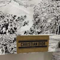 Dior Men Jacket White Cotton Denim with Blue Toile de Jouy Scotland Motif