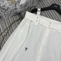 Dior Women Blouse White Cotton Poplin 521B85A3356_X0100