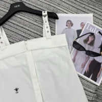 Dior Women Blouse White Cotton Poplin 521B87A3356_X0100