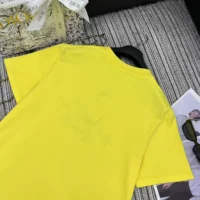 Dior Women DIOR AND HYLTON NEL T-Shirt Relaxed Fit Yellow Cotton Jersey