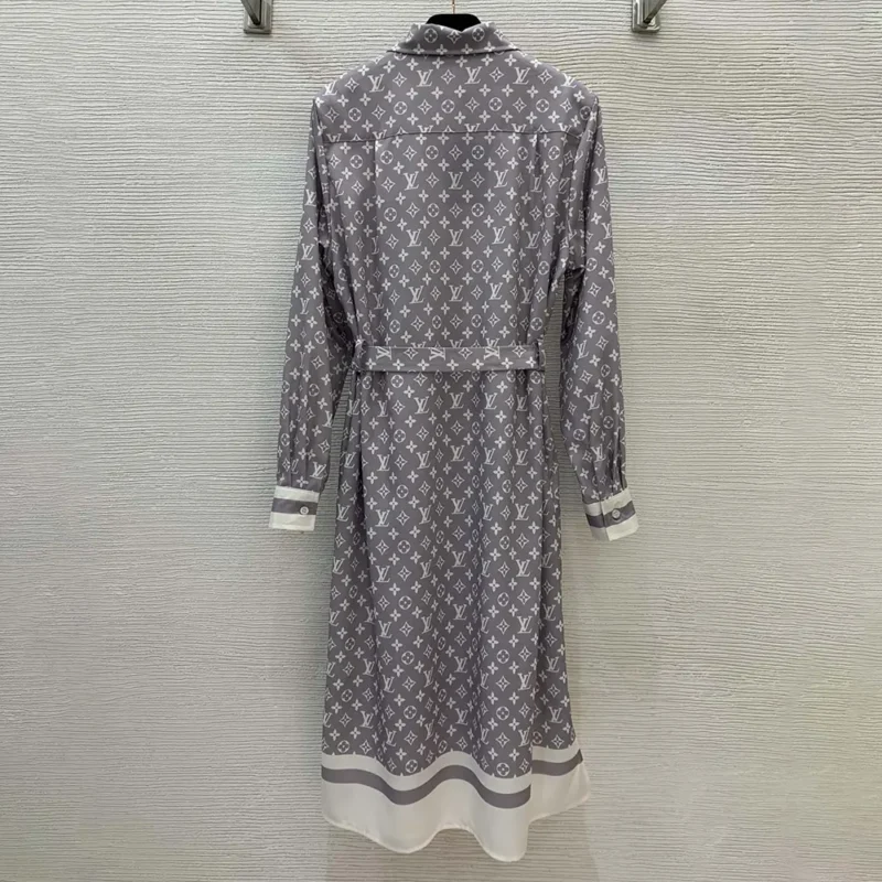 Louis Vuitton Women Monogram Foulard Shirt Dress 1AGOD5