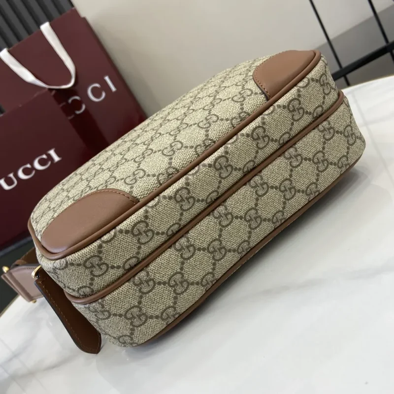 Gucci Unisex GG Emblem Medium Crossbody Bag 821160FAED39786