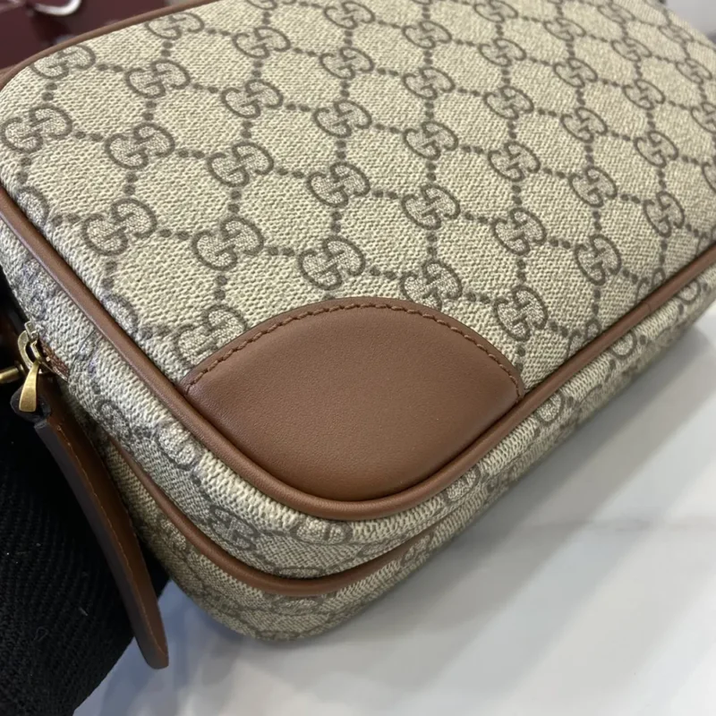 Gucci Unisex GG Emblem Medium Crossbody Bag 821160FAED39786