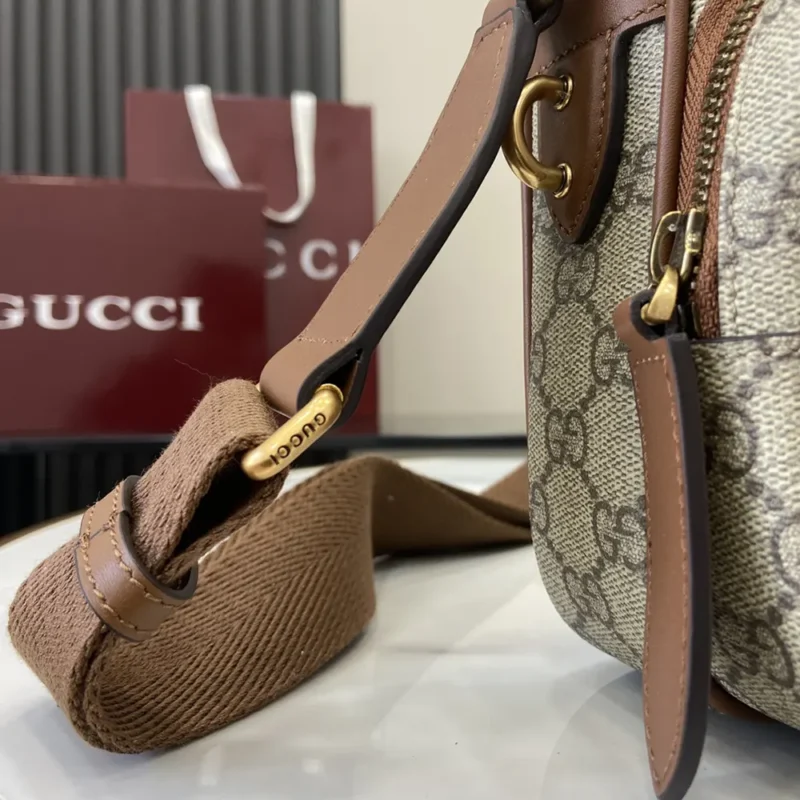 Gucci Unisex GG Emblem Medium Crossbody Bag 821160FAED39786