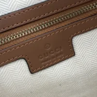 Gucci Unisex GG Emblem Small Crossbody Bag-Brown 821155FAED39786