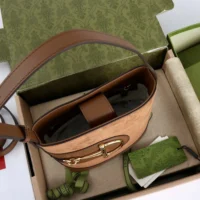 Gucci Women 73 Mini Bucket Bag-Brown 833665CAAAV2718