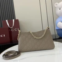 Gucci Women GG Emblem Medium Shoulder Bag 815277AAEEM1523
