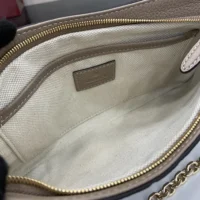 Gucci Women GG Emblem Medium Shoulder Bag 815277AAEEM1523