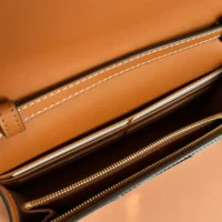 Gucci Women GG Emblem Mini Shoulder Bag-Brown 820688FAD6L9758